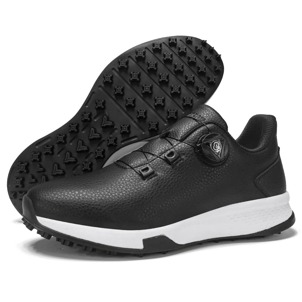 KSOKGOF Universal Golf Shoes for Men and Women, Comfortable Golf Sneakers with Strong Grip, Outstanding Traction & Superior Stability, Black G8001 - Image 20
