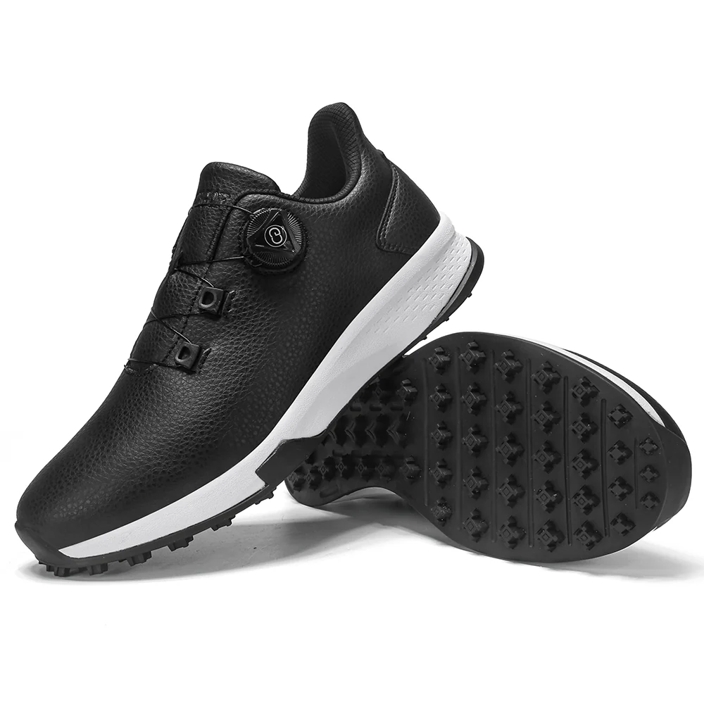 KSOKGOF Universal Golf Shoes for Men and Women, Comfortable Golf Sneakers with Strong Grip, Outstanding Traction & Superior Stability, Black G8001 - Image 21
