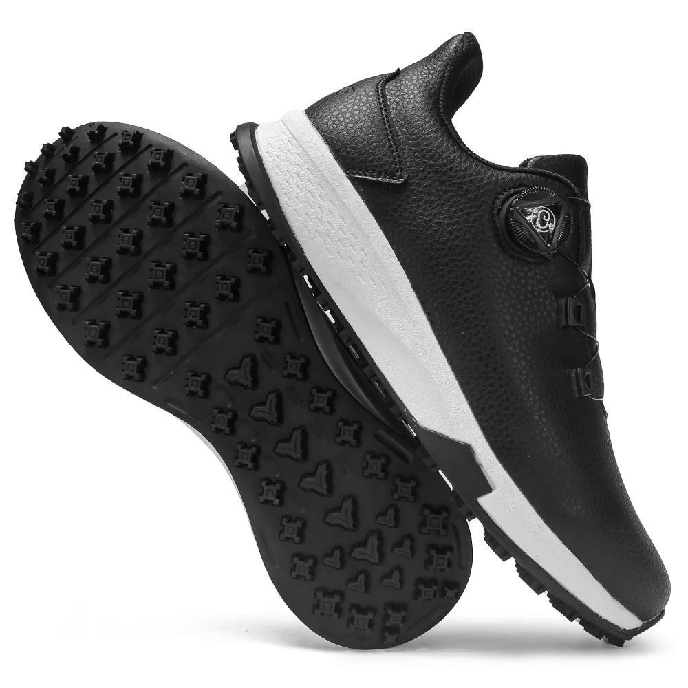 KSOKGOF Universal Golf Shoes for Men and Women, Comfortable Golf Sneakers with Strong Grip, Outstanding Traction & Superior Stability, Black G8001 - Image 22
