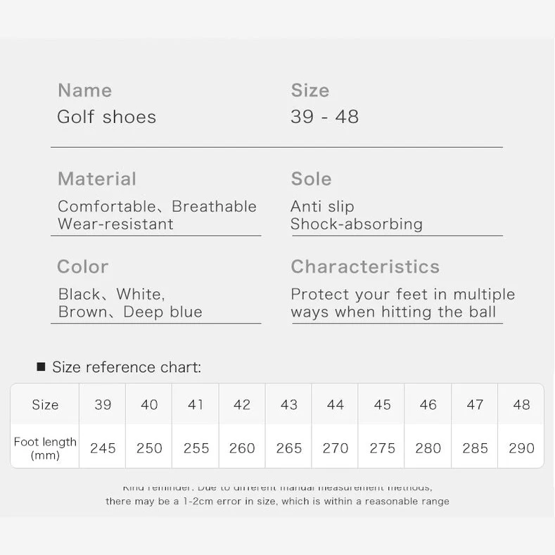 KSOKGOF Universal Golf Shoes for Men and Women, Comfortable Golf Sneakers with Strong Grip, Outstanding Traction & Superior Stability, Black G8001 - Image 5