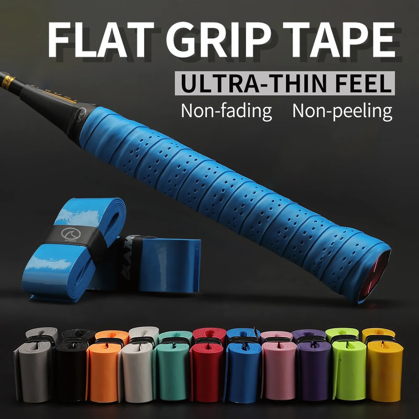 SPPHONEIX 13Pcs Overgrip Racket Grip Tape  – Anti-Slip Racket Grip Tape, Random Colors, Sweat-Absorbing - Image 20