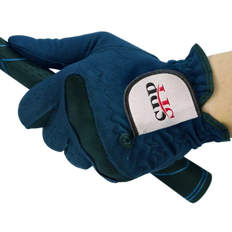 SPP Golf Glove Korean Nanofabric (WHITE/BLACK/BLUE, LEFT HAND/RIGHT HAND) - Image 2