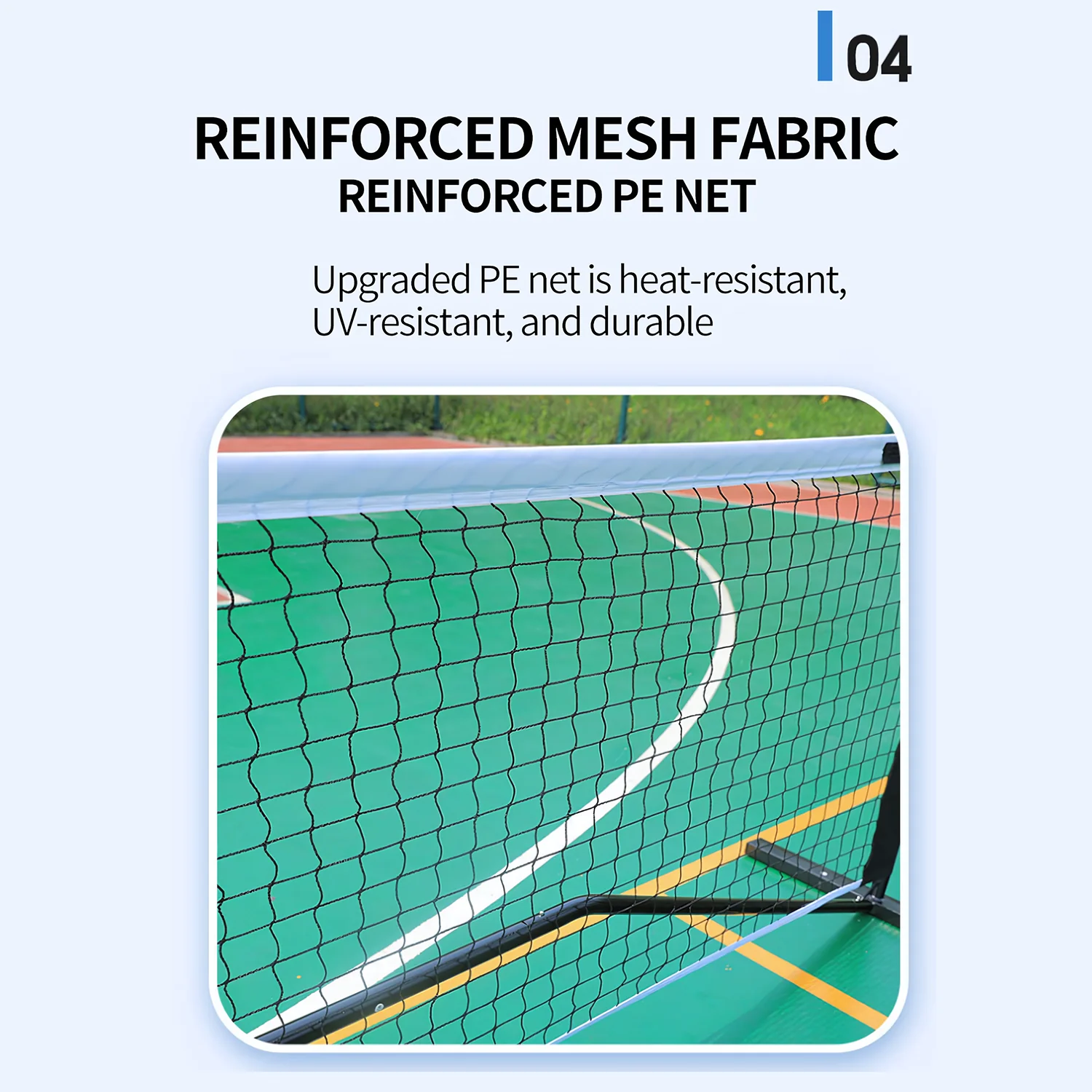 SPPHONEIX Pickleball Net Portable Equipment Pickle Ball Net for Outdoor Training Party - Image 7