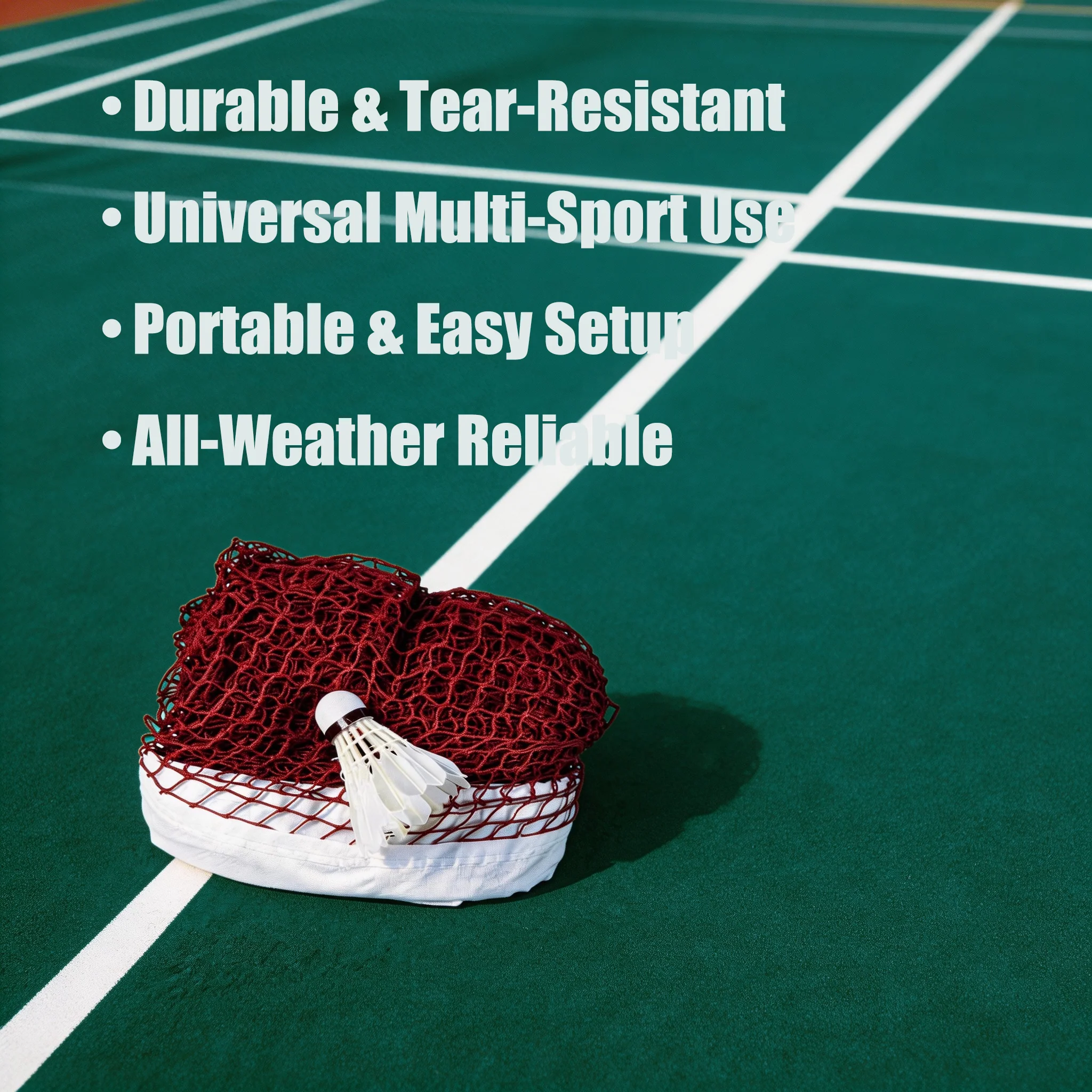 SPPHONEIX Professional Portable Badminton Net 6.1M - Standard Training Sports Net for Outdoor and Indoor Use - Image 8