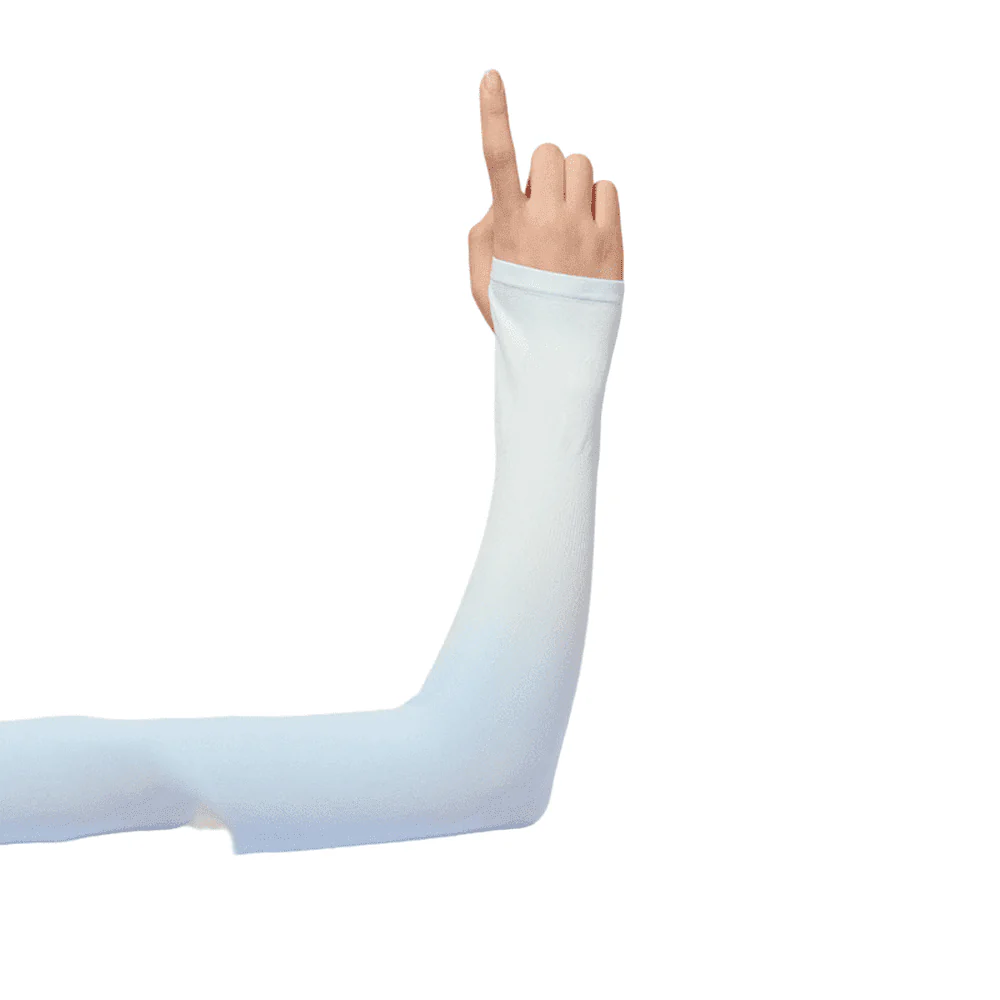 SPPHONEIX Summer Gradient Cooling Silk Arm Sleeves for Sun Protection - UV Resistant, Breathable Outdoor Cycling and Sports Arm Guards - Image 7