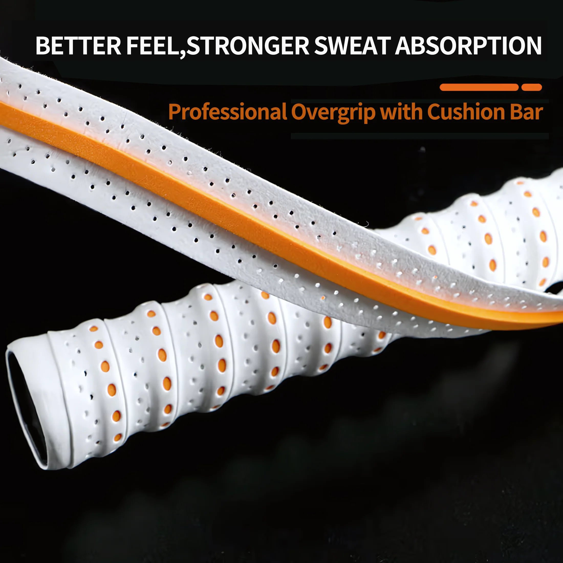 SPPHONEIX Two Color Memory EVA Keel Racket Grip Anti Slip Perforated Super Absorbent Tennis Overgrip Badminton Overgrip Pickleball Overgrip Various Sports Equipment Grip - Image 19