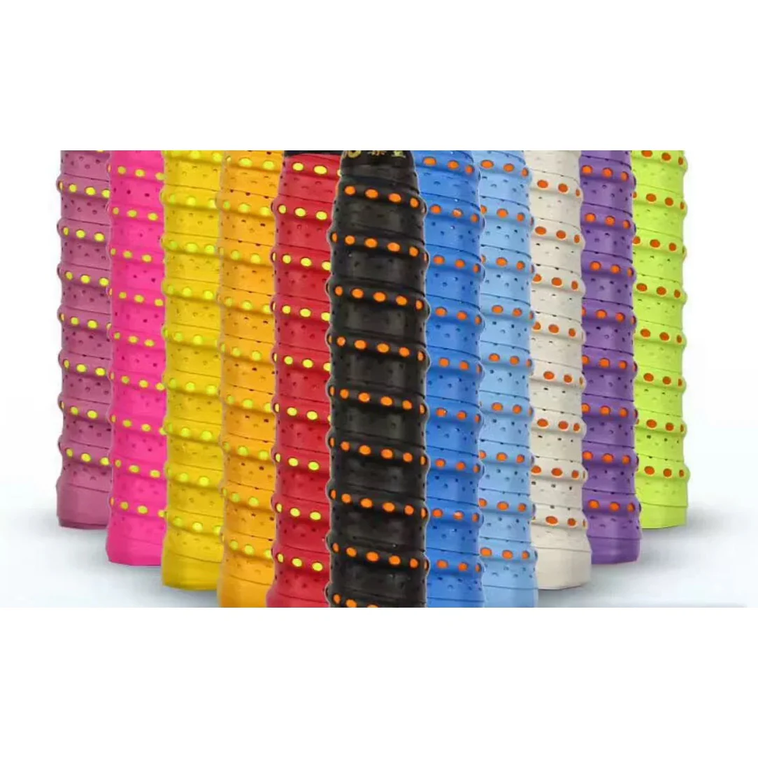SPPHONEIX Two Color Memory EVA Keel Racket Grip Anti Slip Perforated Super Absorbent Tennis Overgrip Badminton Overgrip Pickleball Overgrip Various Sports Equipment Grip - Image 30