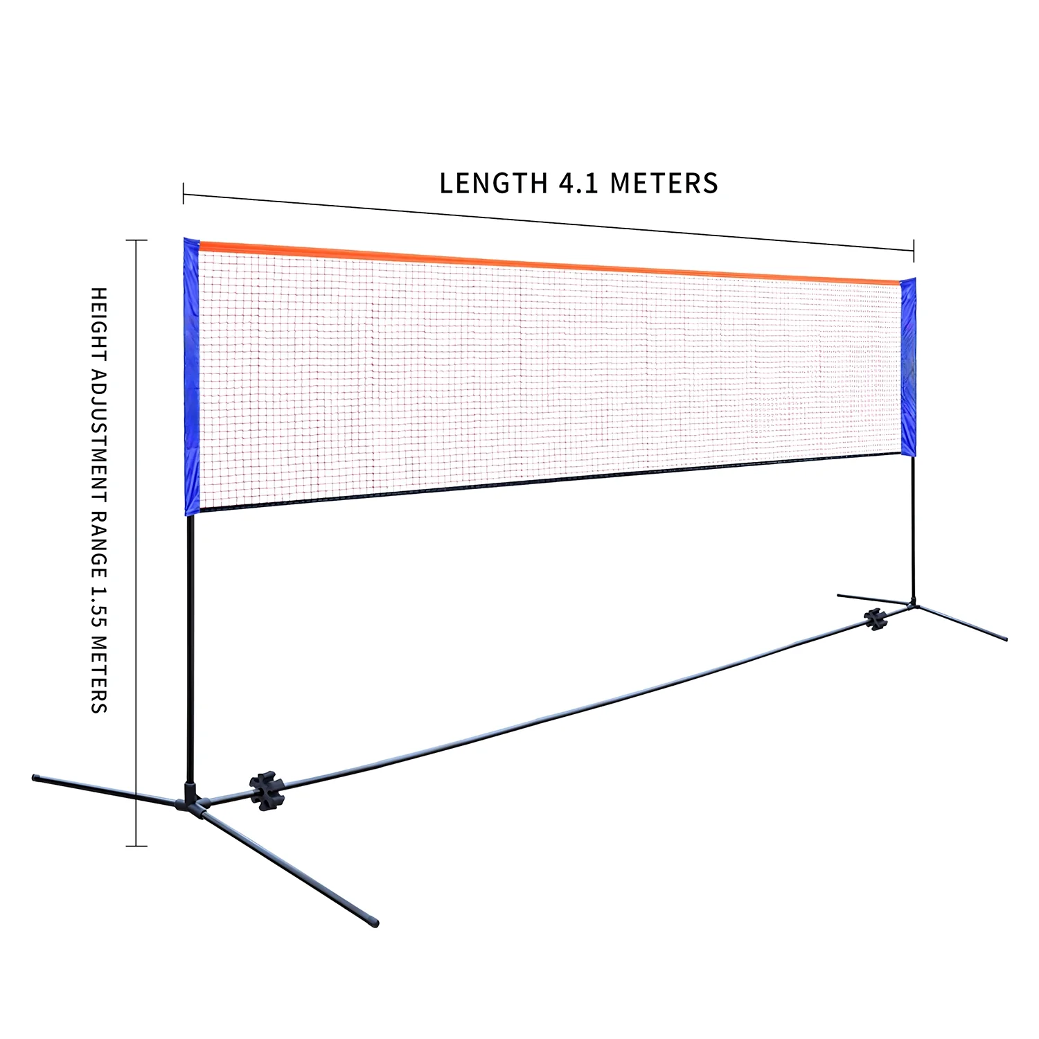 SPPHONEIX Portable Volleyball Badminton Tennis Net With Frame - Image 21