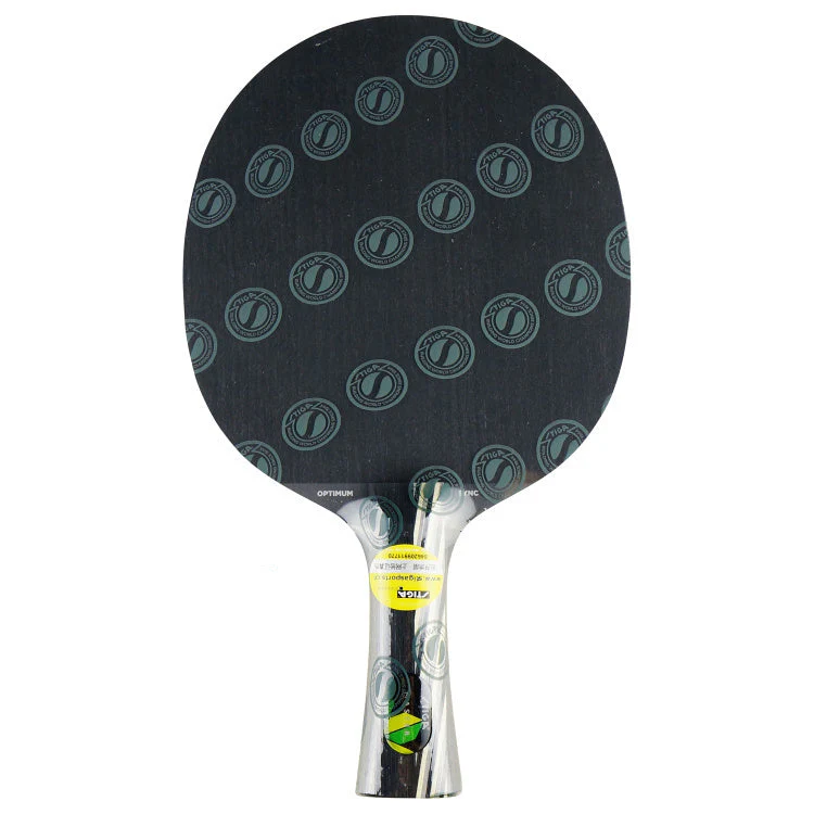 STIGA Black Orange Blue Crystal Carbon Table Tennis Blade - Image 3
