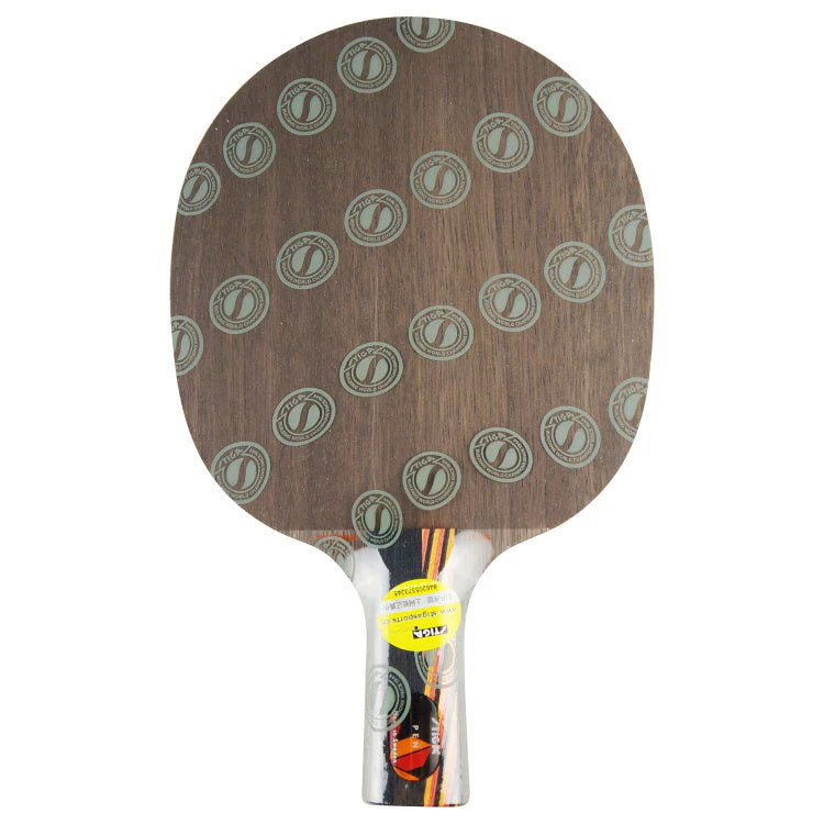 STIGA Black Orange Blue Crystal Carbon Table Tennis Blade - Image 5