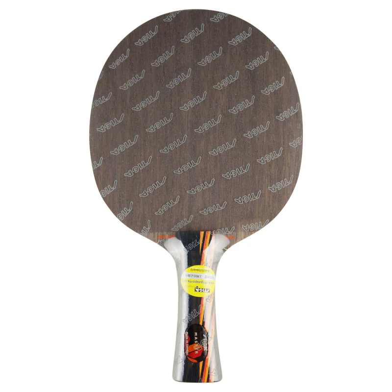 STIGA Black Orange Blue Crystal Carbon Table Tennis Blade - Image 7