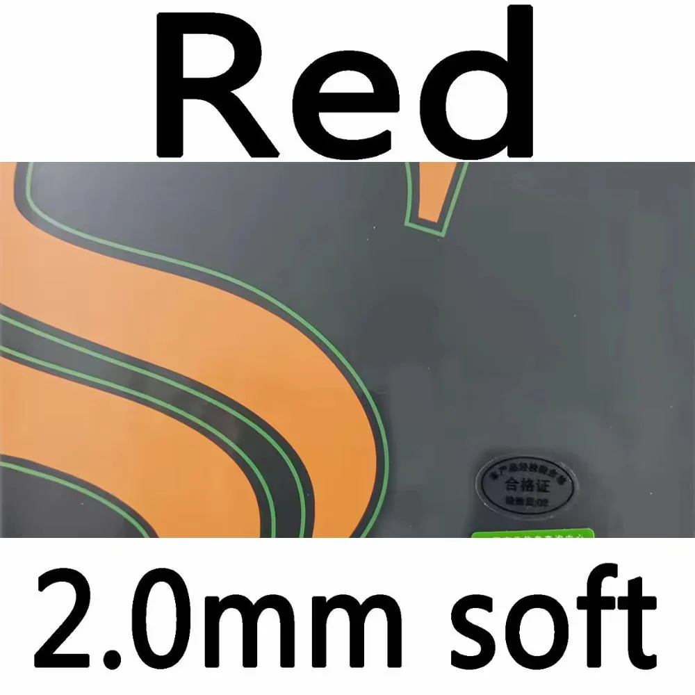 SWORD 2000F Back-Off Pips-in Table Tennis Rubber - Red - Image 3