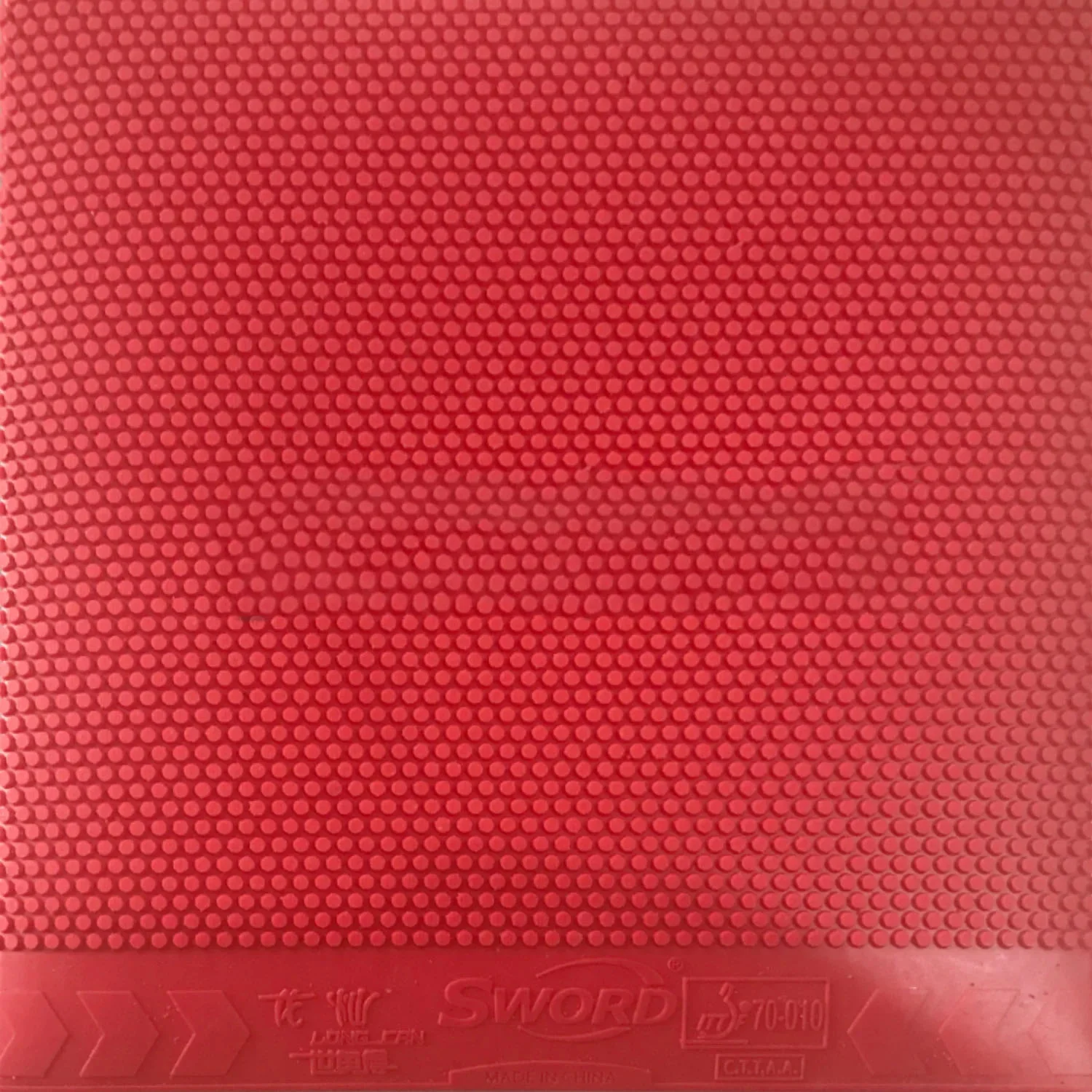 Sword LONG CAN 40+ Short Pips-Out Table Tennis Rubber - Red - Image 4