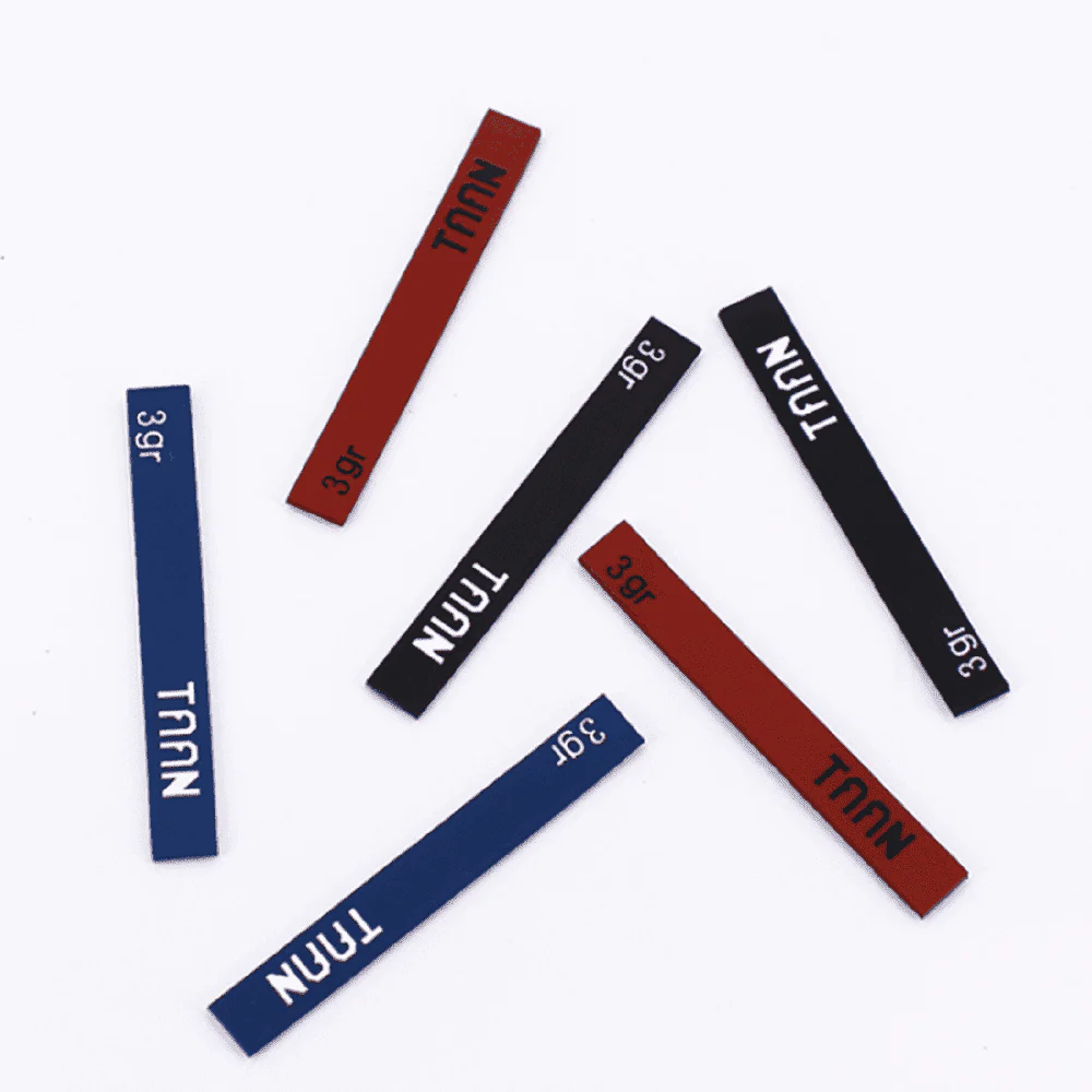 TAAN 3g 6pcs Tennis Racket Weight Balance Strip Racquet Weighted Bar Lightweight - Image 4