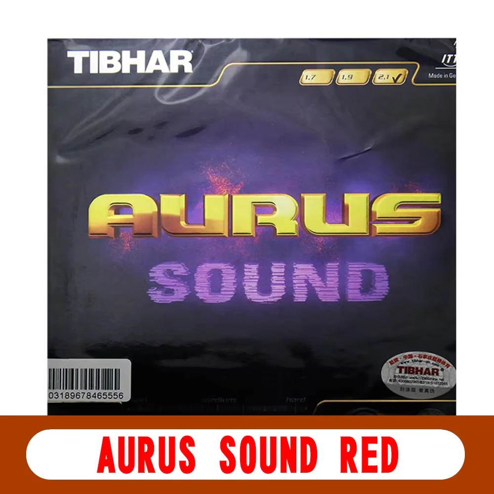 TIBHAR AURUS / SOUND / SOFT Genuine Table Tennis Rubber - Black - Image 10