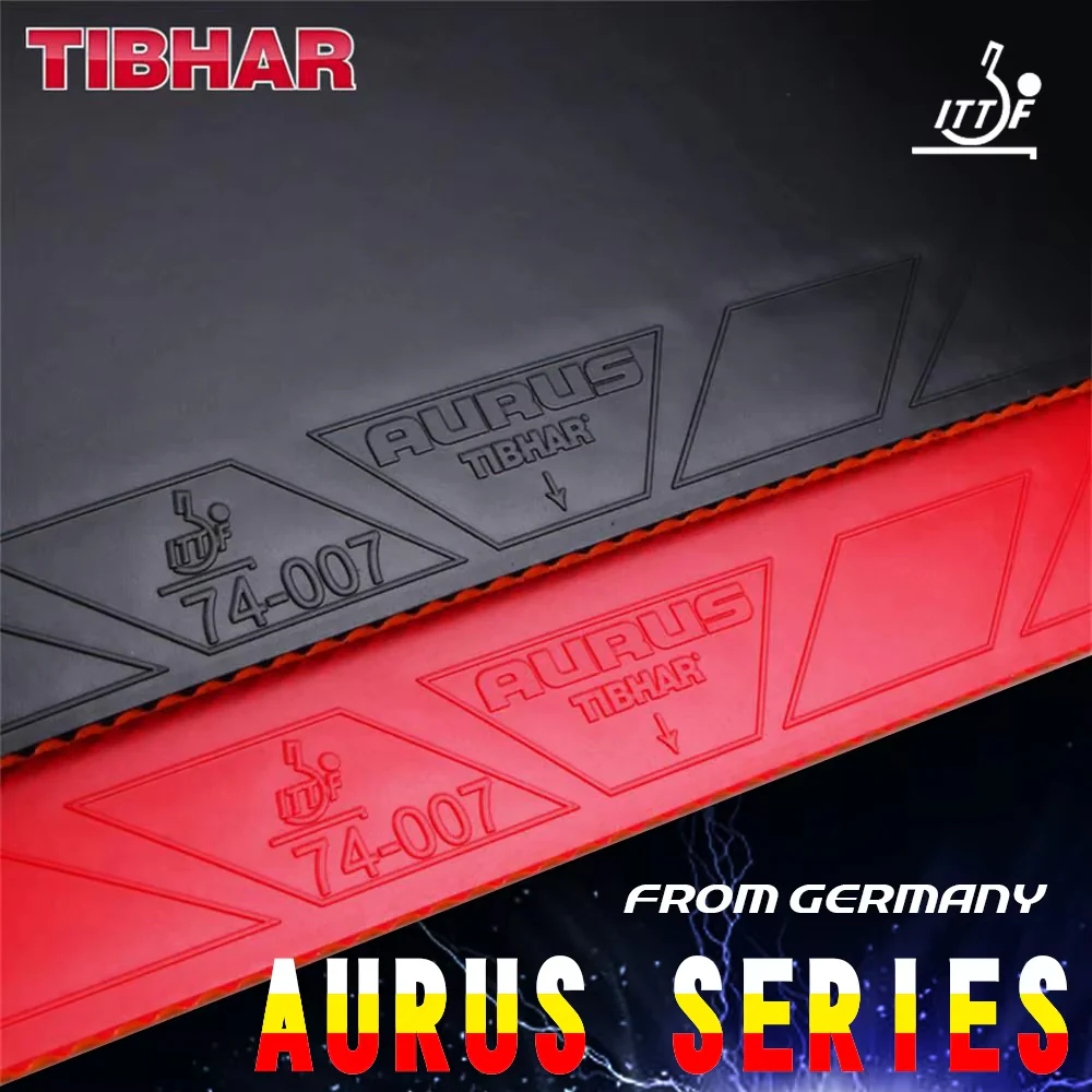 TIBHAR AURUS / SOUND / SOFT Genuine Table Tennis Rubber - Black - Image 2