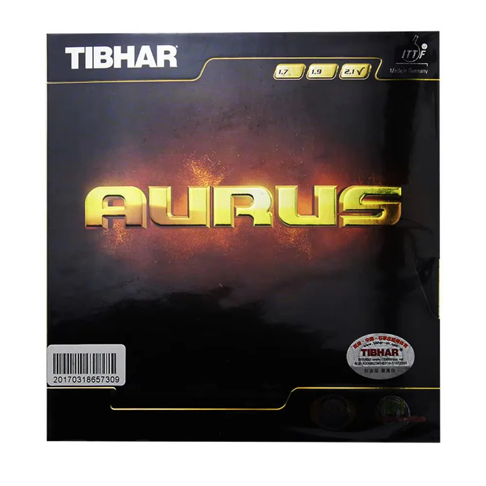 TIBHAR AURUS / SOUND / SOFT Genuine Table Tennis Rubber - Black - Image 5
