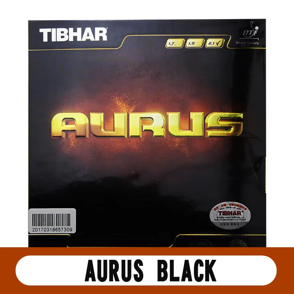 TIBHAR AURUS / SOUND / SOFT Genuine Table Tennis Rubber - Black - Image 6