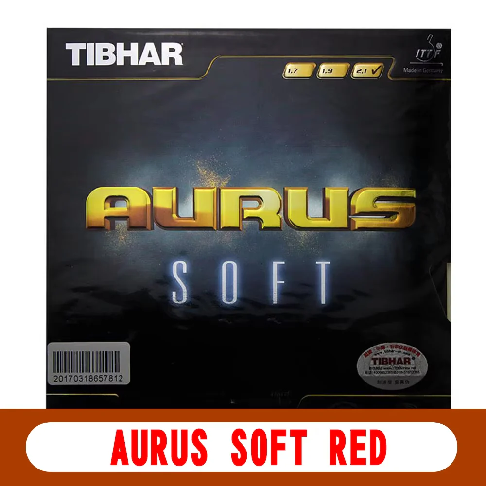 TIBHAR AURUS / SOUND / SOFT Genuine Table Tennis Rubber - Black - Image 8