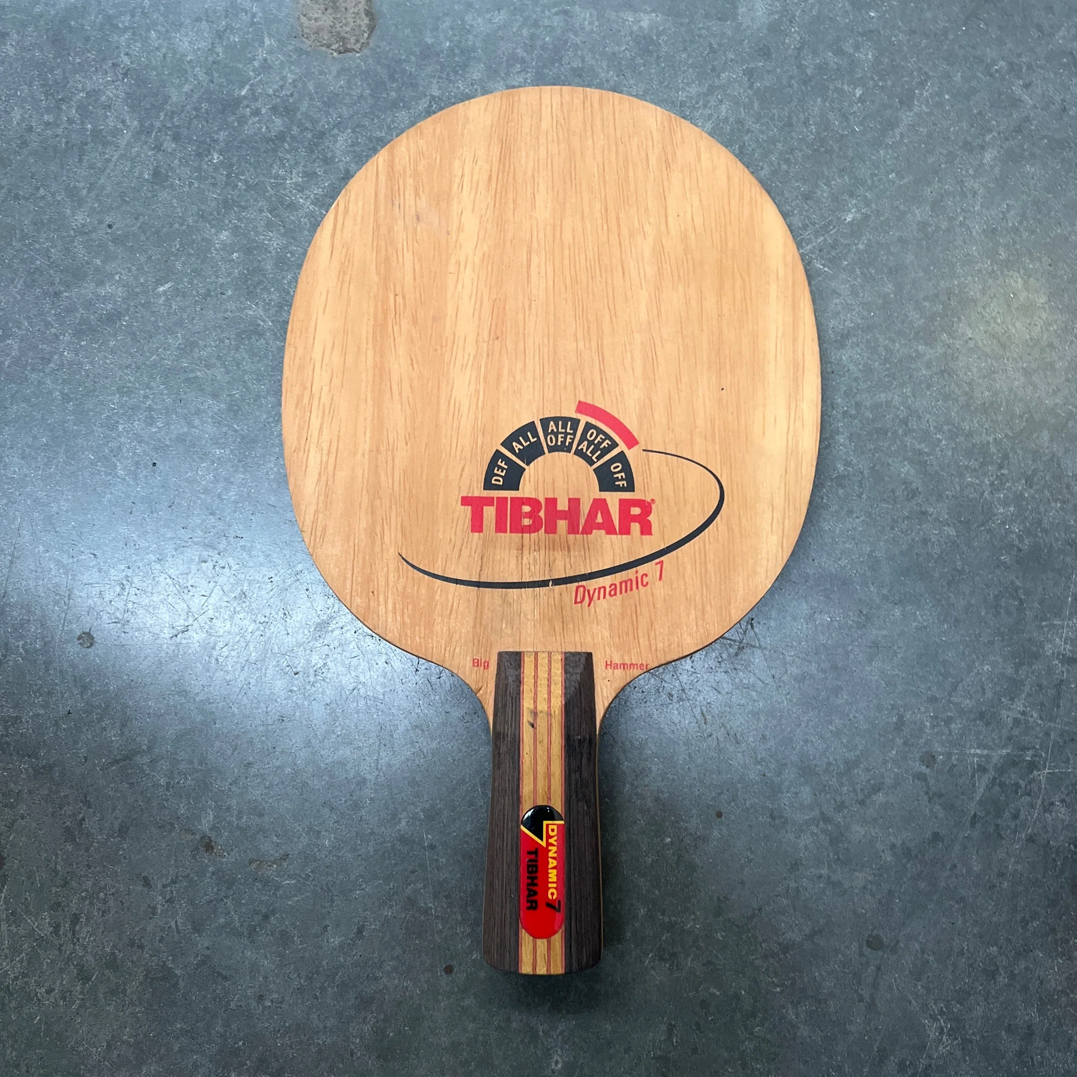 CLEARANCE SALE TIBHAR dybamic7 （clearance,same photo condition）table tennis blade - Image 3