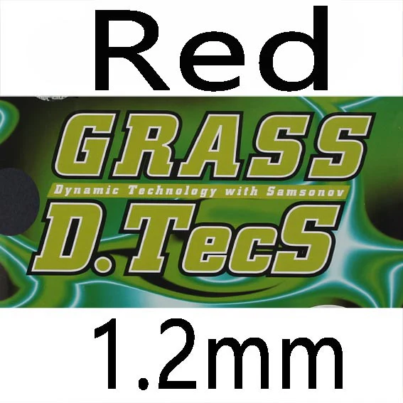 TIBHAR GRASS D.TECS Table Tennis Rubber Long Pimples - Red - Image 12