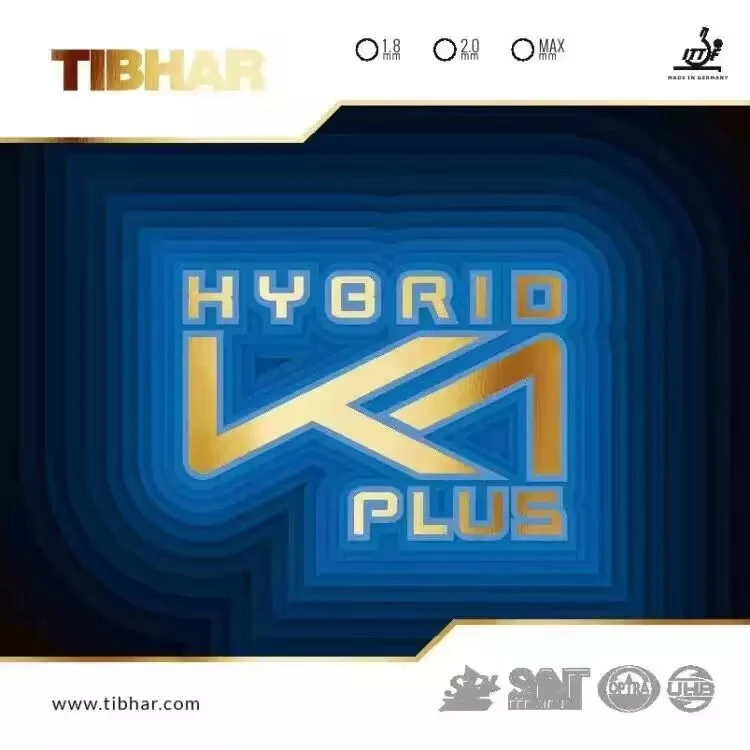 TIBHAR HYBRID K1 / K1 PLUS Table Tennis Rubber - MAX