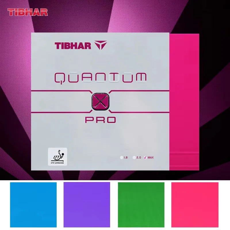 Tibhar Quantum X PRO Table Tennis Rubber - Blue
