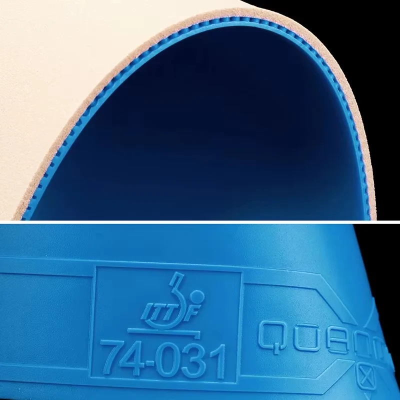 Tibhar Quantum X PRO Table Tennis Rubber - Blue - Image 5