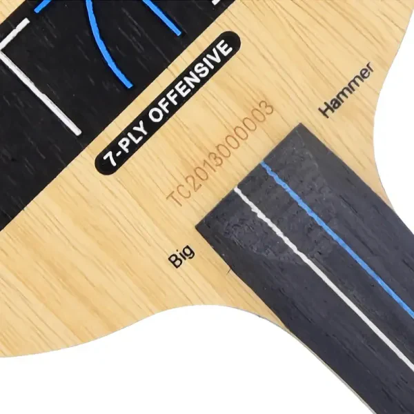 TIBHAR T7F Table Tennis Blade - Image 3