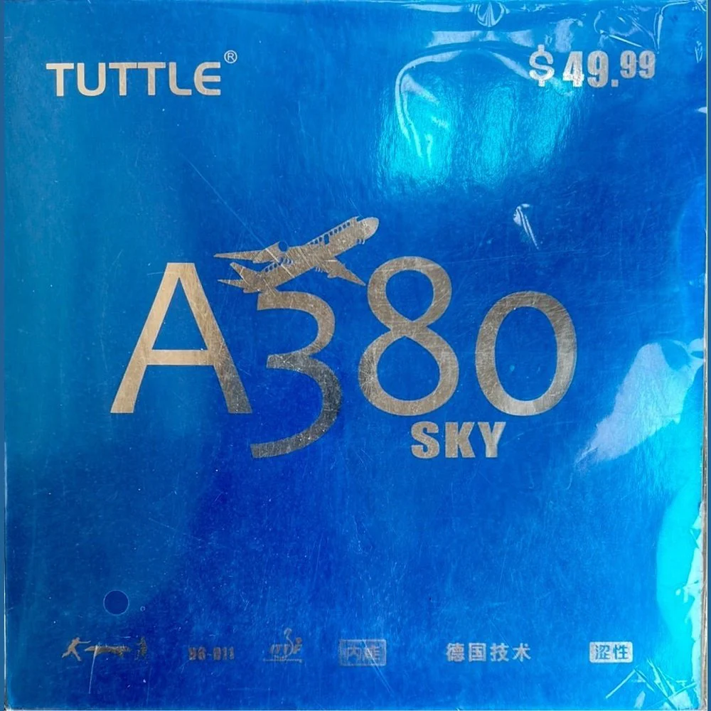 OTHER TUTTLE SKY German A380 Table Tennis Rubber Pips-in Ping Pong Rubber - RED