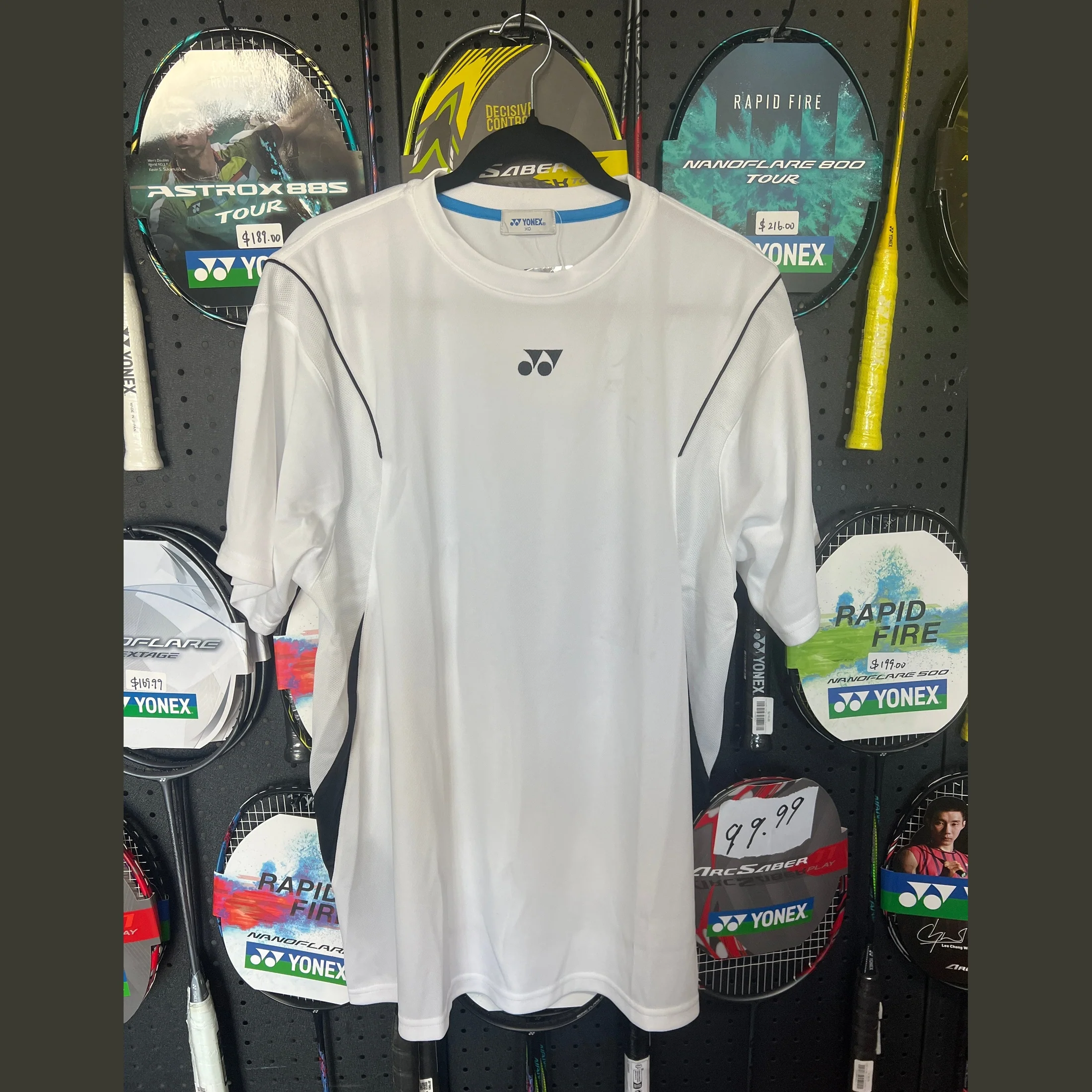 YONEX Badminton Sports Shirt T-Shirt White(141) TW3850 Sports Short Sleeve - Image 2