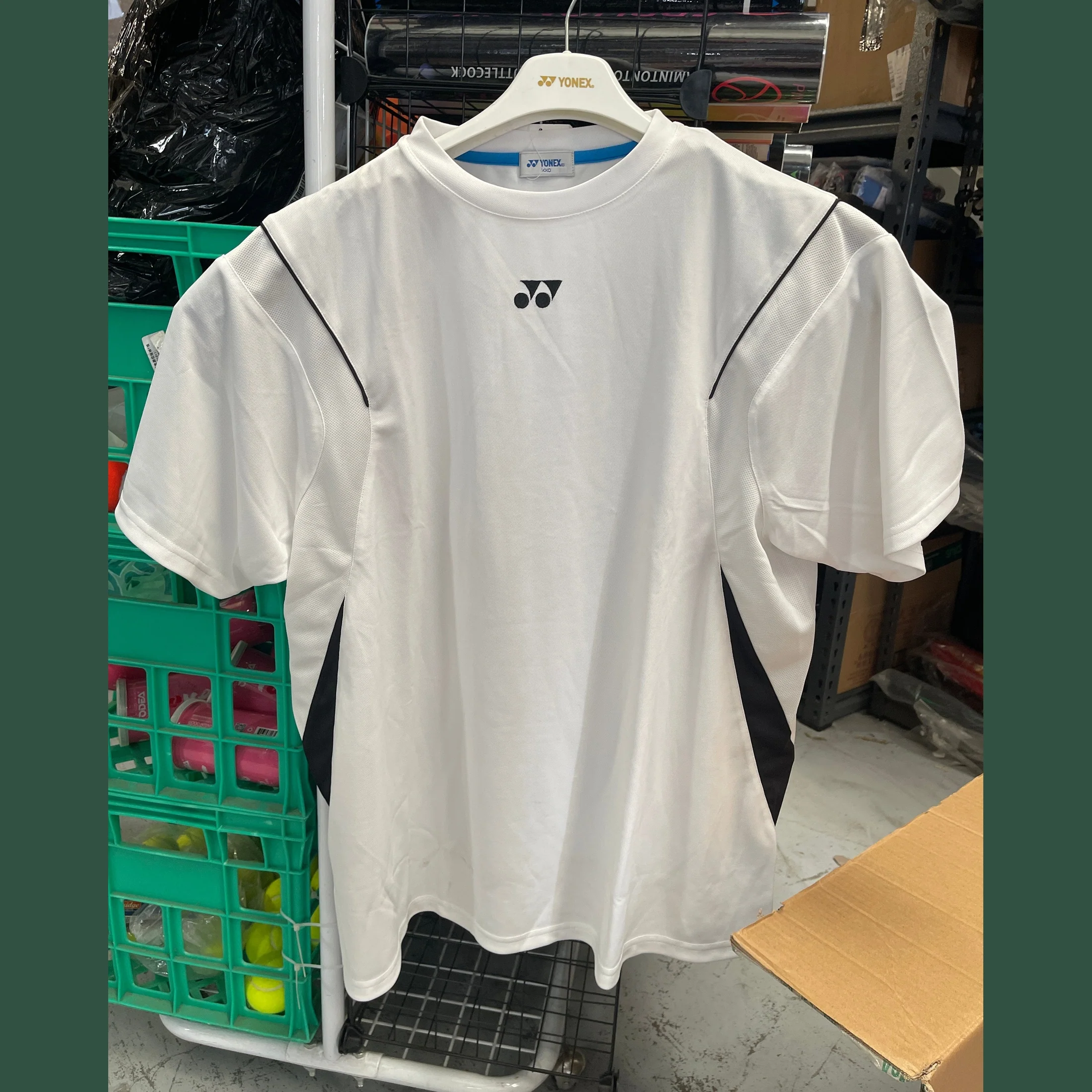 YONEX Badminton Sports Shirt T-Shirt White(141) TW3850 Sports Short Sleeve - Image 3