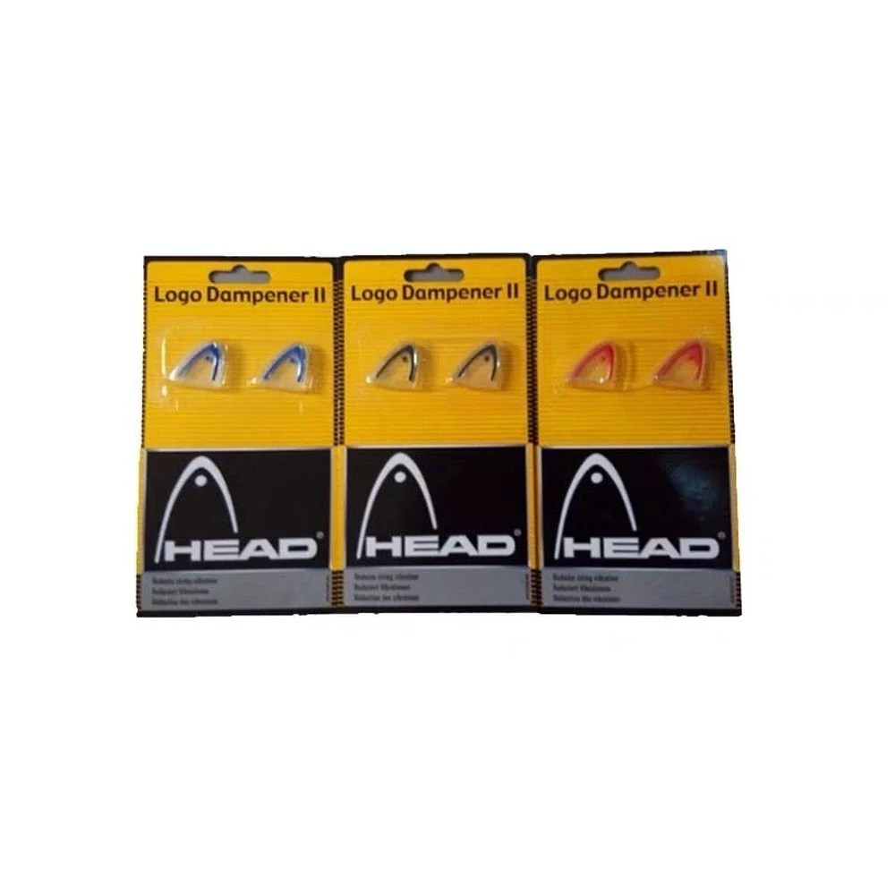 Head LOGO Dampener II Vibration Dampener 2 piece pack black & red