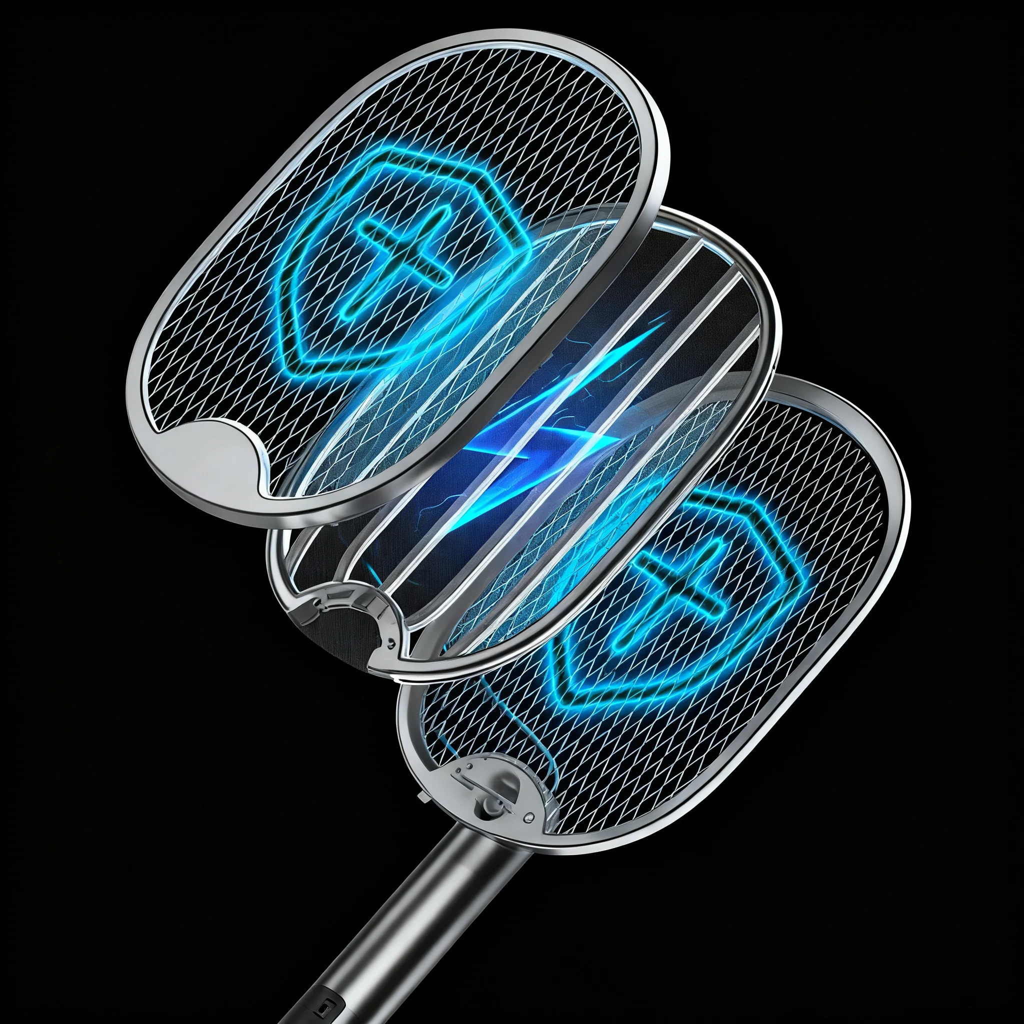 Electric Bug Zapper,Rechargeable Mosquito Killer,Mosquito Bat with Trap Lamp for Indoor and Outdoor - Image 2