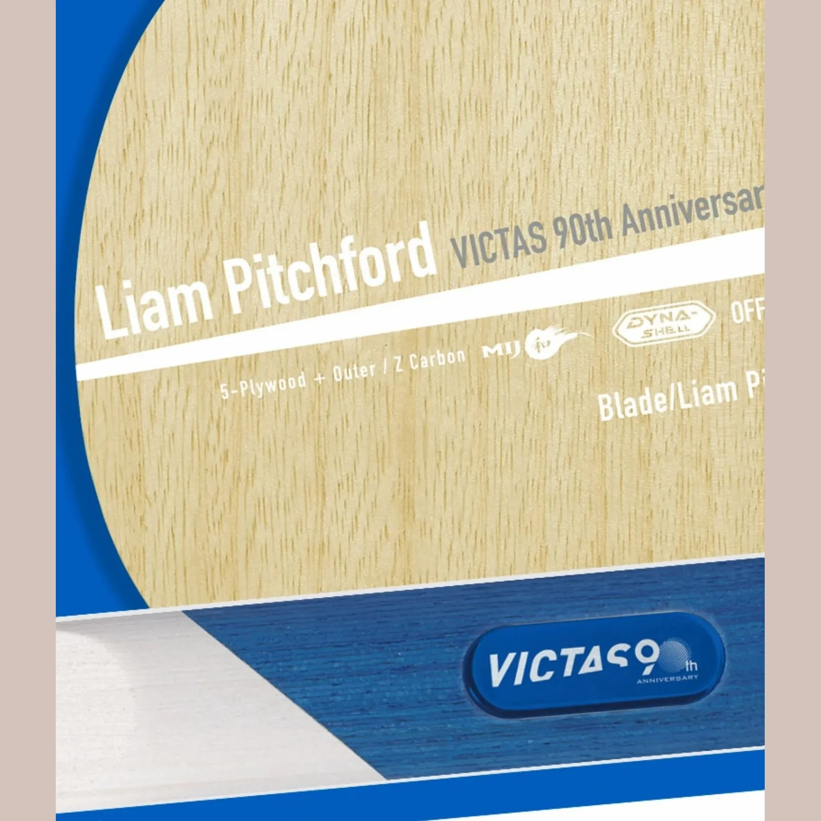 VICTAS 90th Liam Pitchford Table Tennis Blade - Image 6