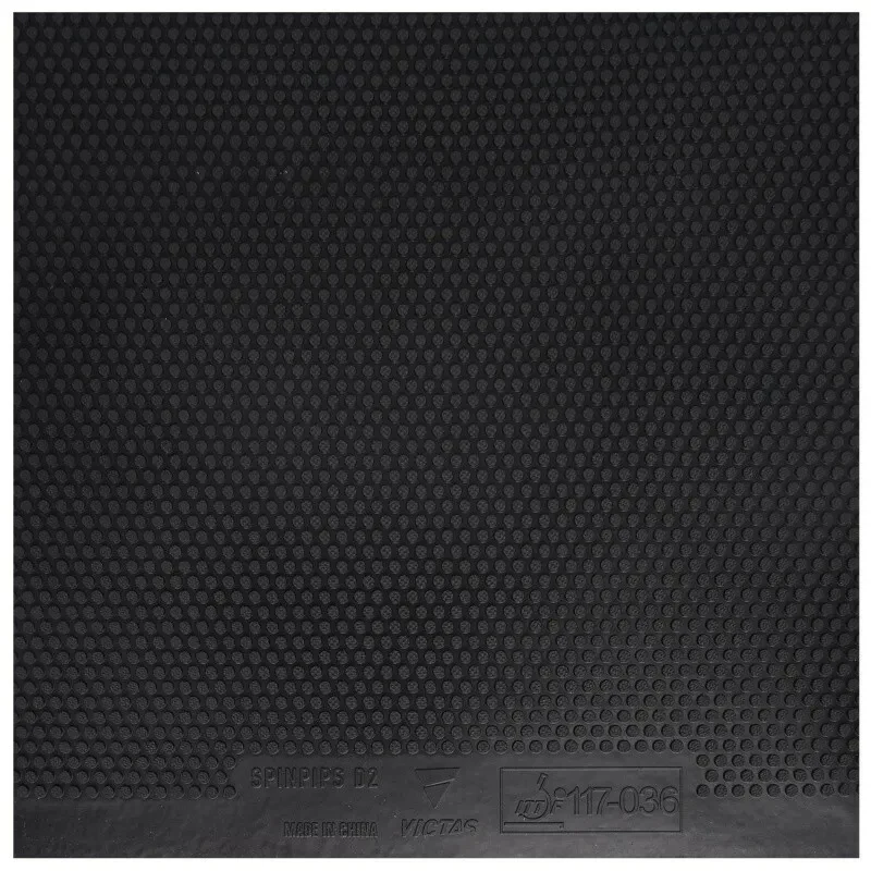 VICTAS SPINPIPS D2 Tbale Tennis Rubber Table Tennis - Black - Image 2