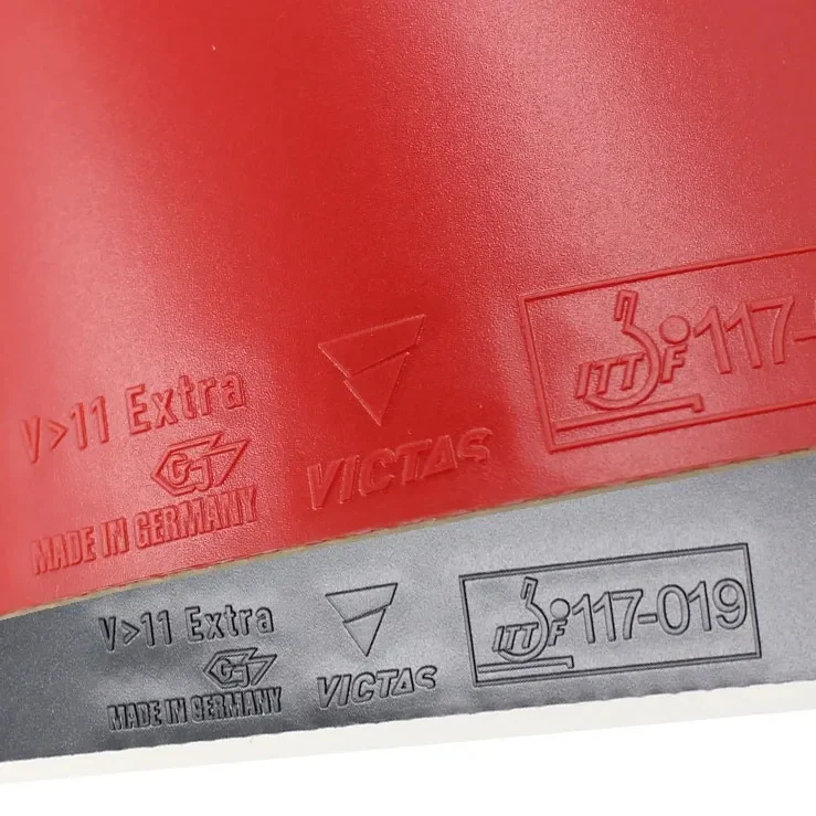 Victas V>11 Extra Table Tennis Rubber Tensor - Red - Image 3