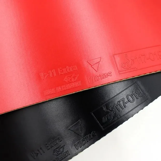 Victas V>11 Extra Table Tennis Rubber Tensor - Red - Image 4