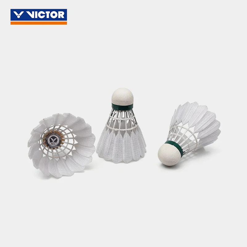VICTOR 12 PCS Artificial Badminton New Carbonsonic Training Ball Shuttlecock - Image 3