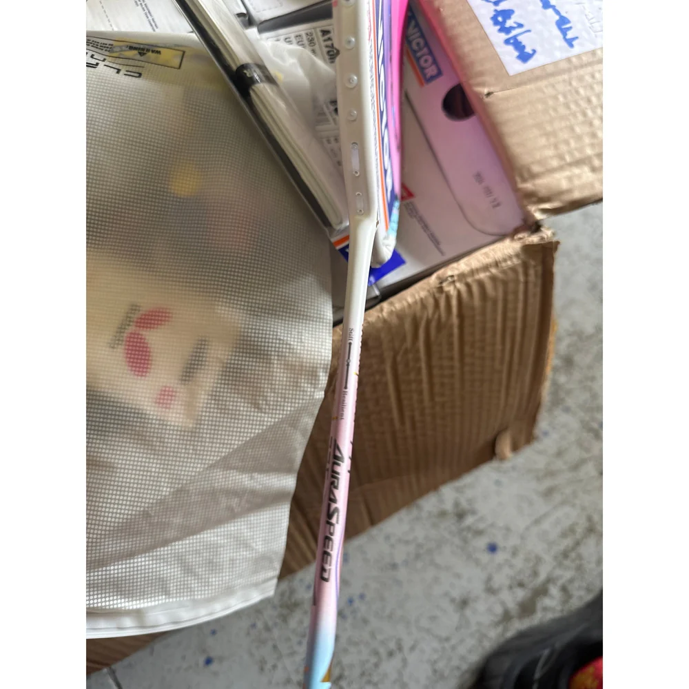 Victor AuraSpeed 77F Badminton Racket Pink 4UG6 - Image 2