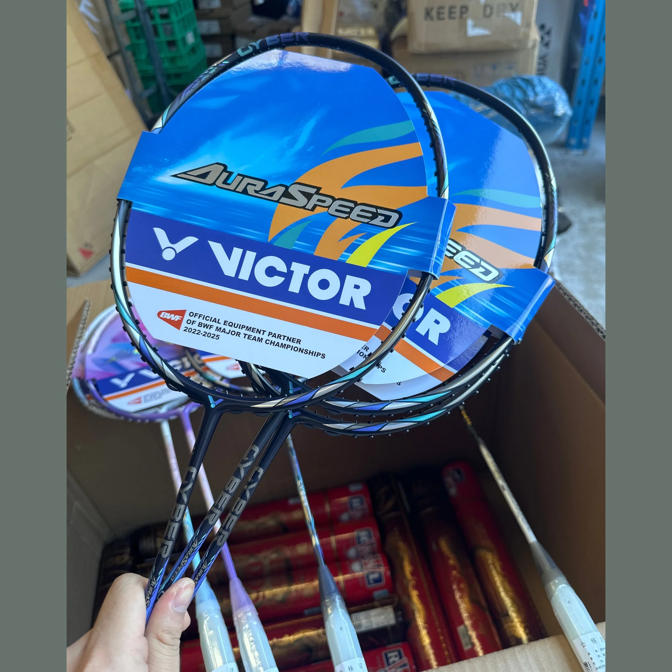 Victor AuraSpeed Cyber Badminton Racket