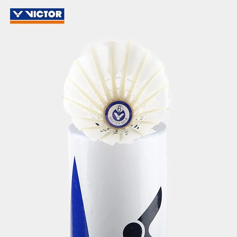 Victor Master No.6 Badminton Shuttlecock Birdy 12-Pack (Speed-77) - Image 2