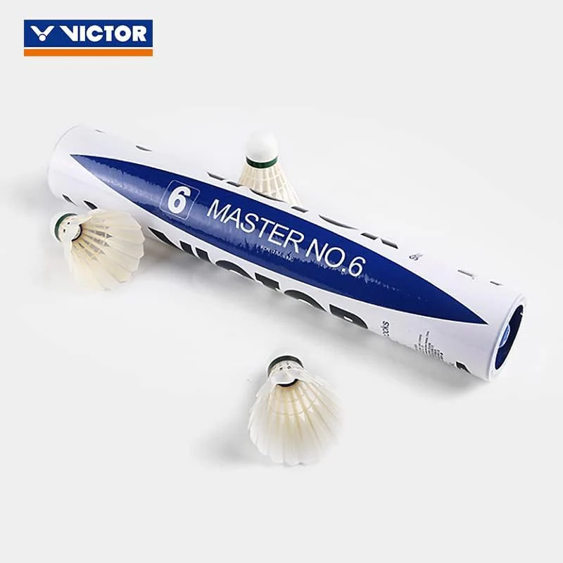 Victor Master No.6 Badminton Shuttlecock Birdy 12-Pack (Speed-77) - Image 5