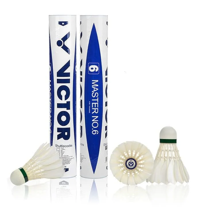 Victor Master No.6 Badminton Shuttlecock Birdy 12-Pack (Speed-77) - Image 6