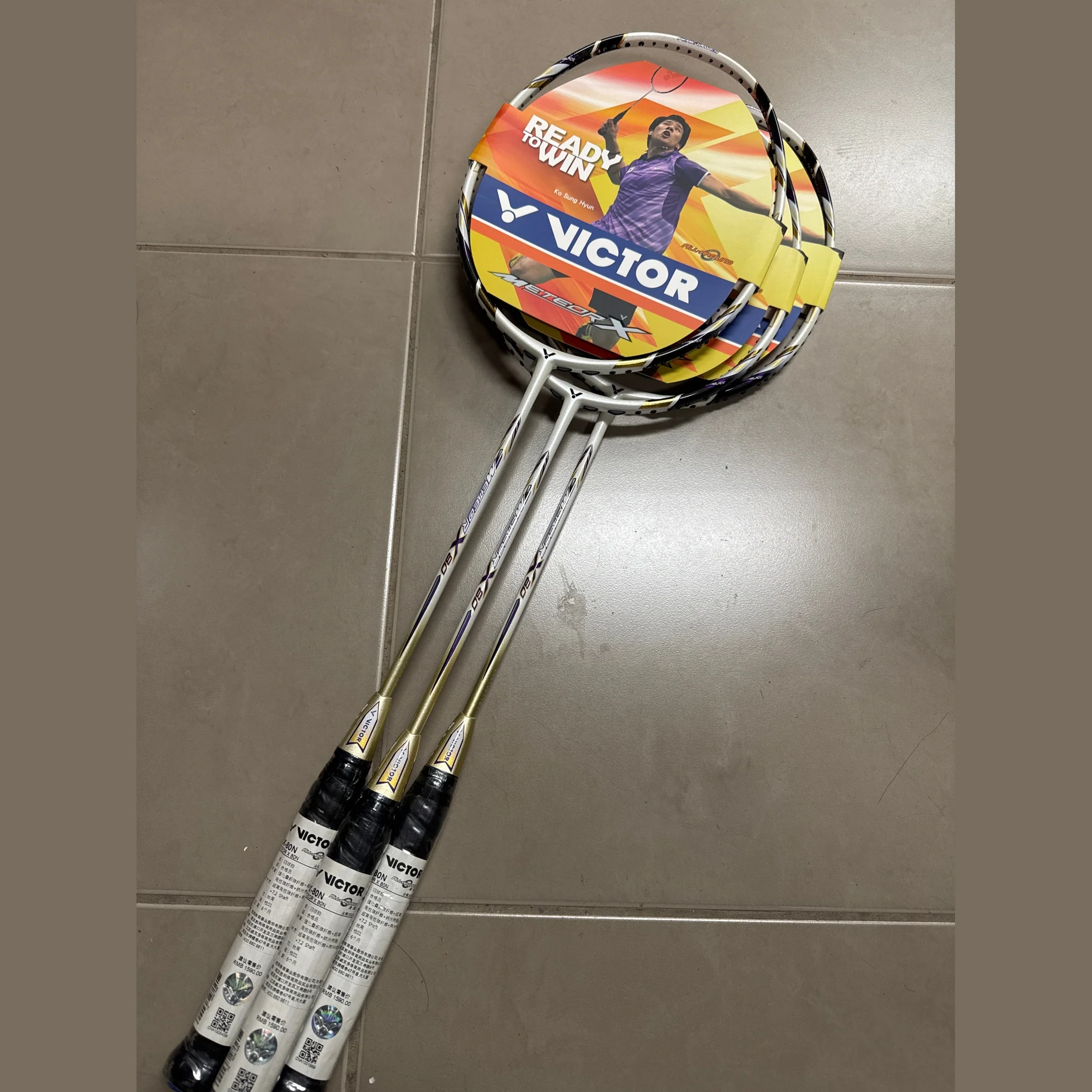 VICTOR Meteor X 80N Badminton Racket make taiwan MX80N - Image 2