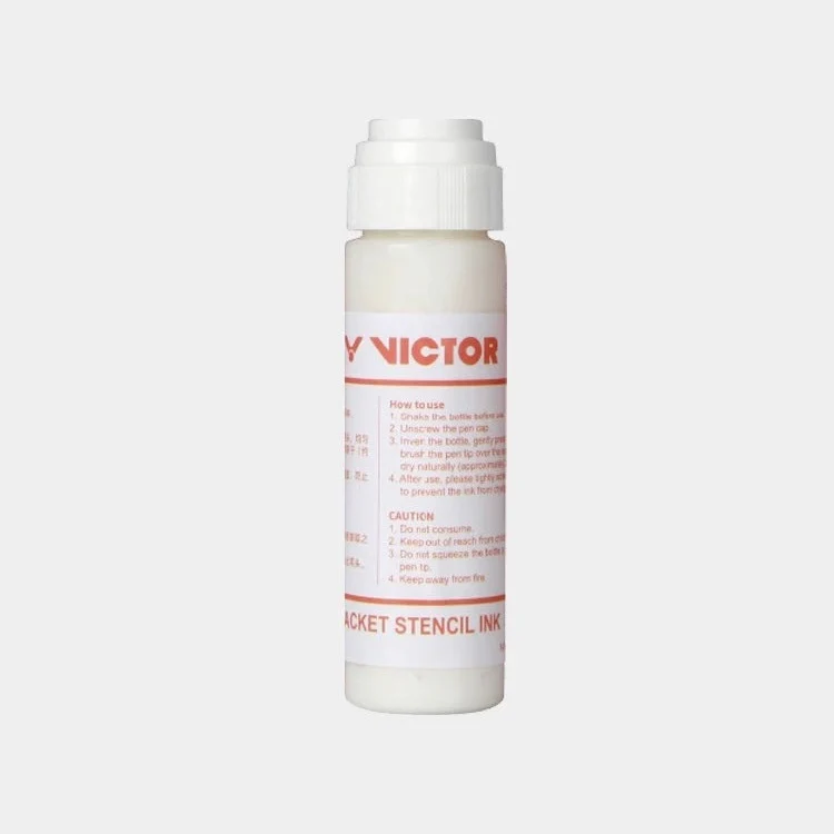 VICTOR Racket Stengil Ink AC026 Red Blue White Gold - Image 6