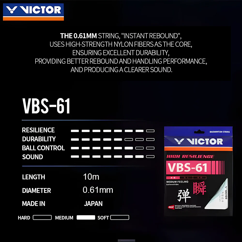VICTOR VBS - 61 Badminton Stringing Service - Image 3