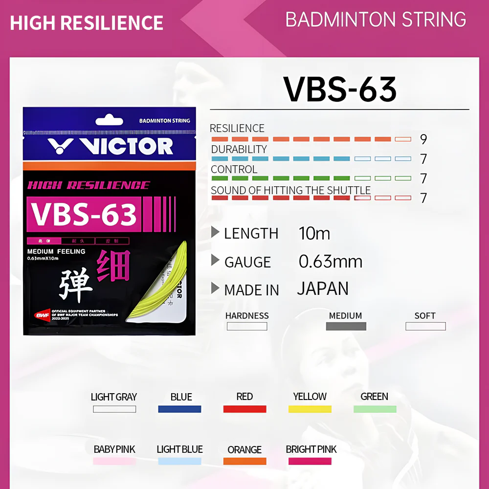 VICTOR VBS - 63 Badminton Stringing Service - Image 6