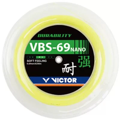 VICTOR VBS - 69 NANO Badminton String (0.69mm x 200m Coil) VBS69NANO - Image 2