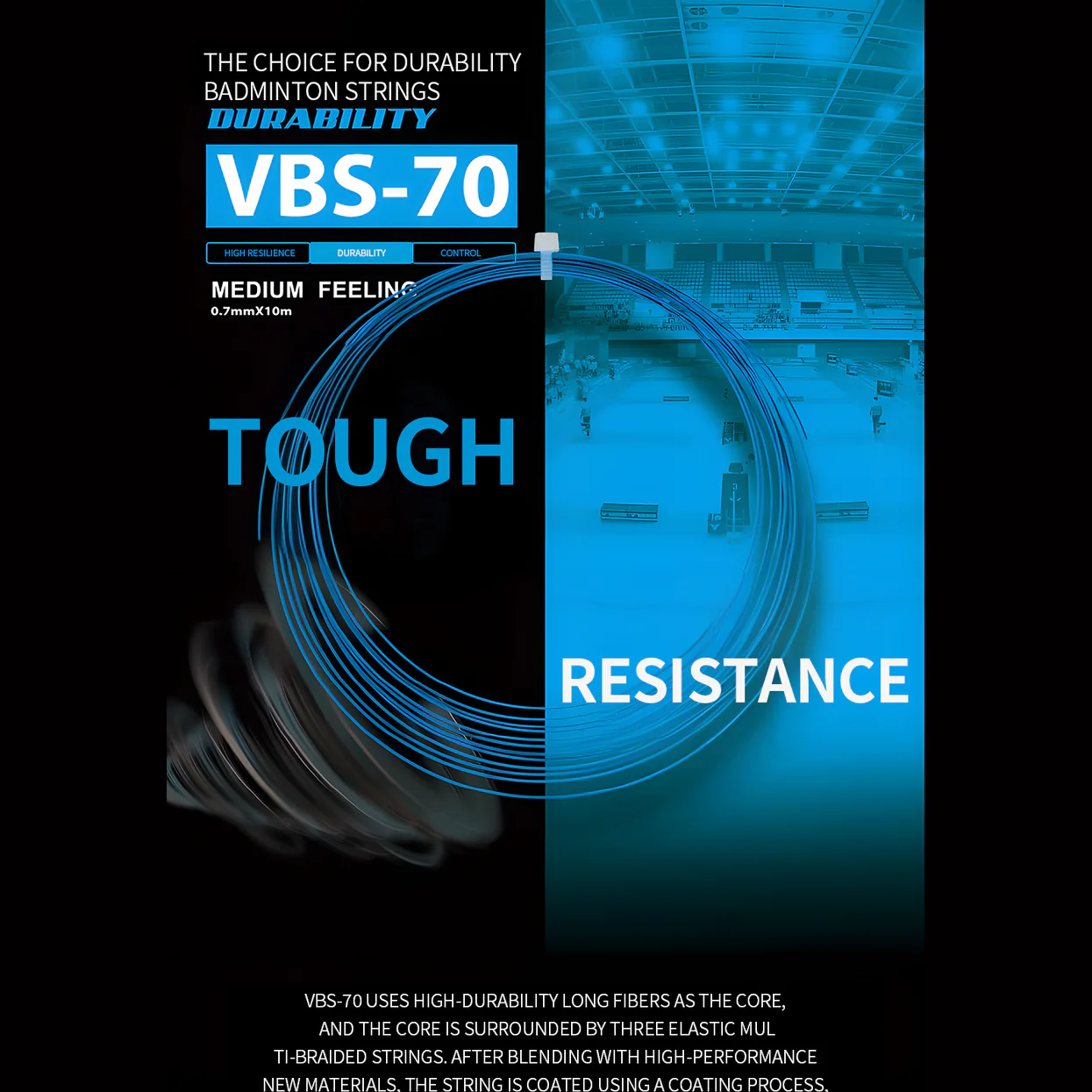 VICTOR VBS - 70 Badminton String - Image 3